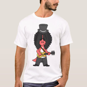 Camiseta Ilustracion De Un Allosauro Vestido Como Estrella 