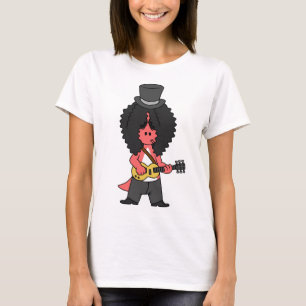 Camiseta Ilustracion De Un Allosauro Vestido Como Estrella 