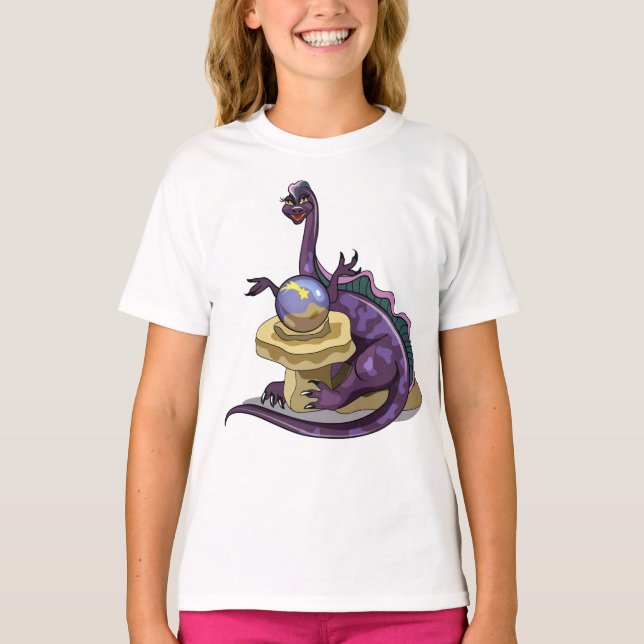 Camiseta Ilustracion De Un Contador De Fortuna Plateosaurus (Anverso)