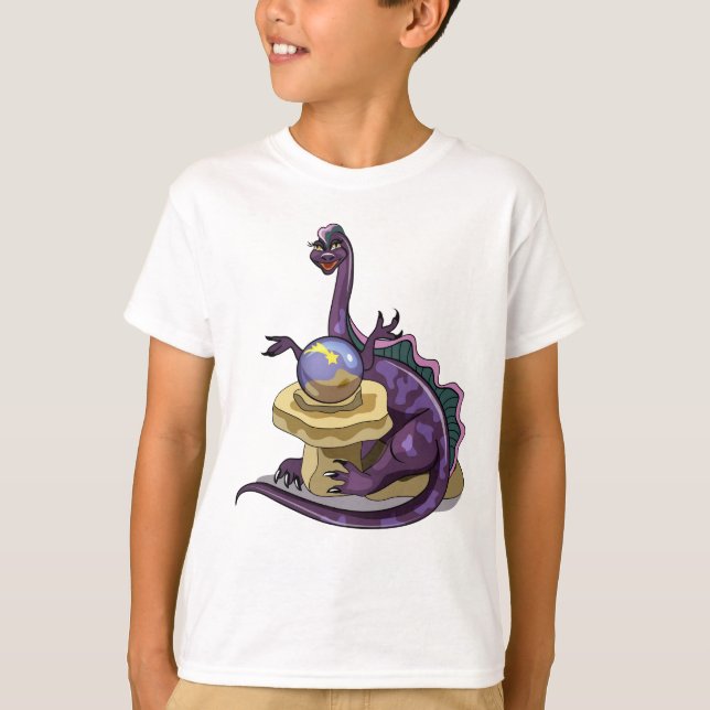 Camiseta Ilustracion De Un Contador De Fortuna Plateosaurus (Anverso)