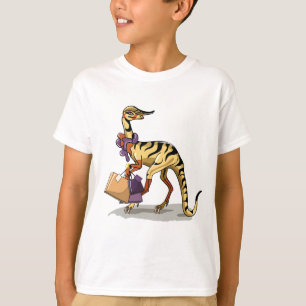 Camiseta Ilustracion De Un Iguanodon Con Bolsas Comerciales
