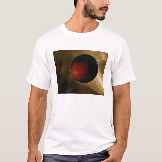 Camiseta Ilustracion de un Júpiter caliente llamado HD 1490 (Anverso)