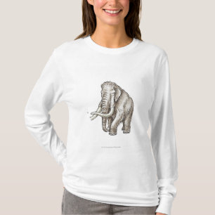 Camiseta Ilustracion de un mamut