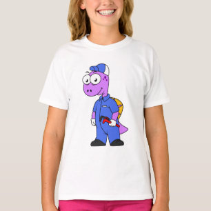Camiseta Ilustracion De Un Plomero De Spinosaurus.