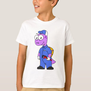 Camiseta Ilustracion De Un Plomero De Spinosaurus.