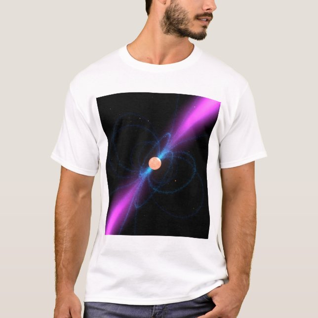 Camiseta Ilustracion de un pulsar (Anverso)
