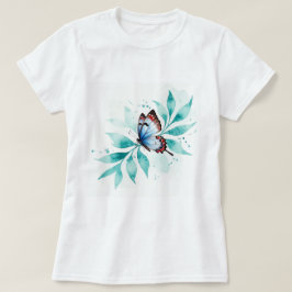 Camiseta Ilustración de una mariposa