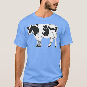 Camiseta Ilustracion de vaca dulce granjero amante