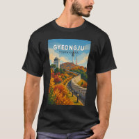 Ilustración de viaje de Gyeongju Corea del Sur Art