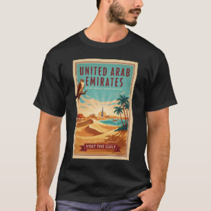 Camiseta Ilustración de viaje del desierto de halcón de Dub