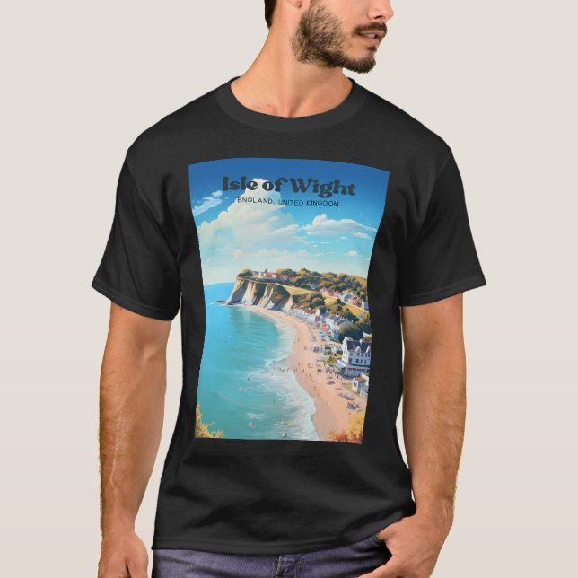 Camiseta Ilustracion De Viajes Costeros De La Isla De Ingla (Anverso)