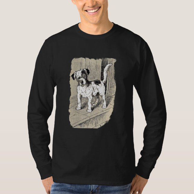 Camiseta Ilustracion de Vintage curioso (Anverso)