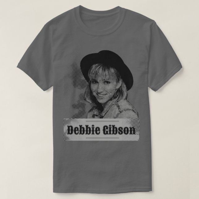 Camiseta Ilustracion Debbie gibson (Diseño del anverso)