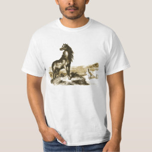 Camiseta Ilustracion del arte del potro de Chincoteague