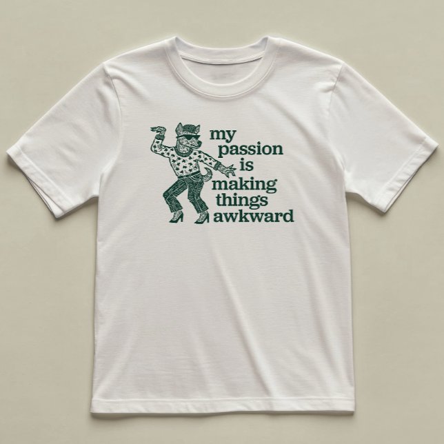 Camiseta Ilustración del baile de perros divertidos que hac (Subido por el creador)