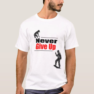 Camiseta Ilustración del concepto de motivación para nunca