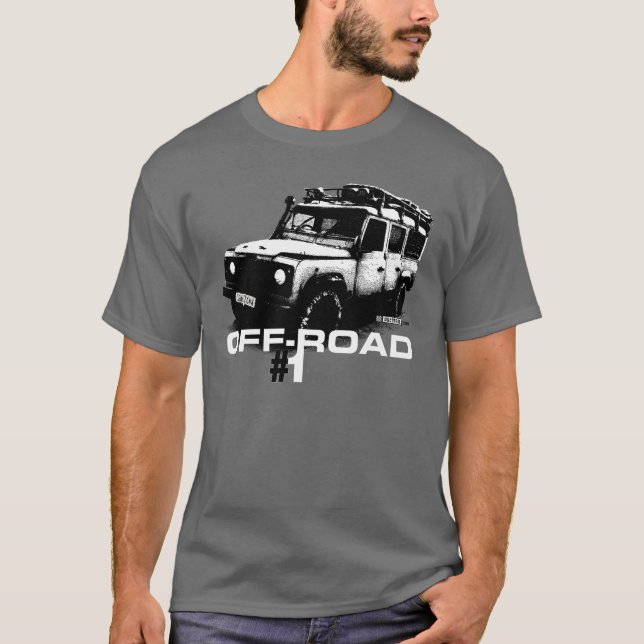 Camiseta Ilustracion del defensor de Land Rover (Anverso)