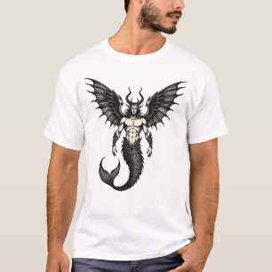 Camiseta Ilustración del Demonio Crocell Oceánico