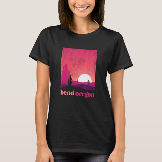 Camiseta Ilustracion del desierto de Bend Oregon (Anverso)