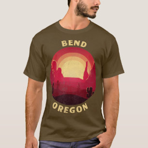 Camiseta Ilustracion del desierto de Bend Oregon