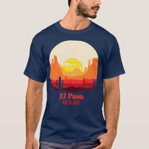 Camiseta Ilustracion del desierto de El Paso Texas: recuerd