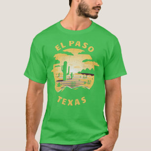 Camiseta Ilustracion del desierto de El Paso Texas: recuerd