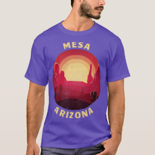 Camiseta Ilustracion del desierto de Mesa Arizona