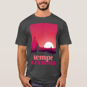 Camiseta Ilustracion del desierto de Tempe Arizona: recuerd
