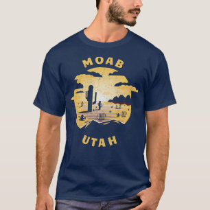 Camiseta Ilustracion del desierto Moab Utah Souvenir Vintag