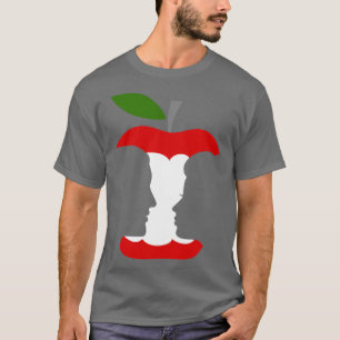 Camiseta Ilustracion del hombre de la mujer del arte vegano