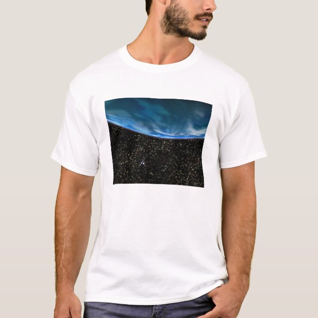 Camiseta Ilustracion del horizonte terrestre (Anverso)