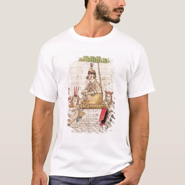 Camiseta Ilustracion del inca de Huascar (Anverso)