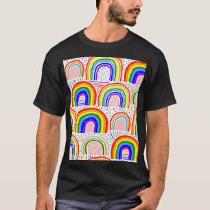 Camiseta Ilustracion del Marcador del Arcoiris: Patata sin