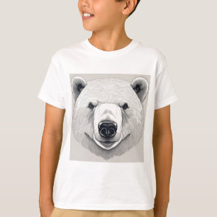 Camiseta Ilustracion del oso polar