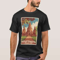 Ilustracion del Parque Histórico de Ayutthaya Arte