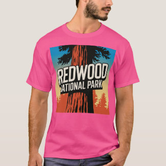 Camiseta Ilustracion del Parque Nacional de Redwood