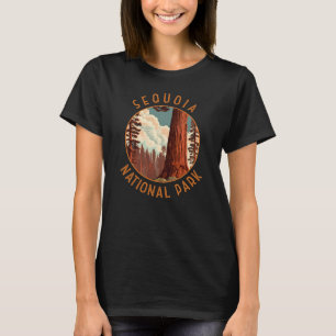 Camiseta Ilustracion del Parque Nacional Sequoia con proble