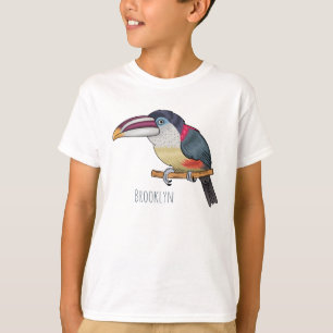Camiseta Ilustracion del personalizado de aves de Curl cres