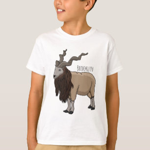 Camiseta Ilustracion del personalizado de cabras Markhor