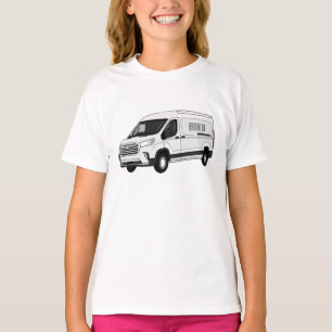 Camiseta Ilustracion del personalizado de la camioneta de e