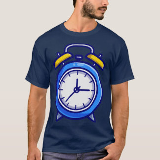 Camiseta Ilustracion del Personalizado de reloj de alarma