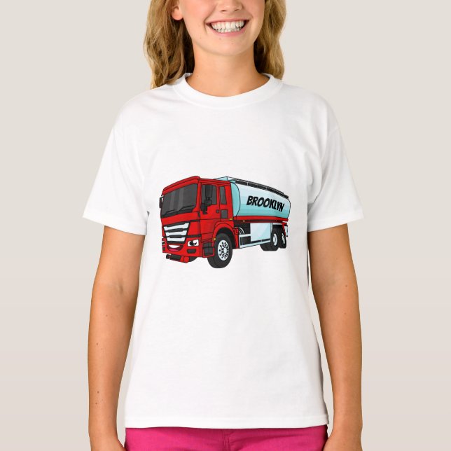 Camiseta Ilustracion del personalizado de transporte de com (Anverso)