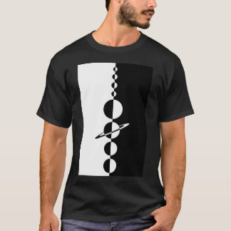 Camiseta Ilustracion del sistema solar minimalista