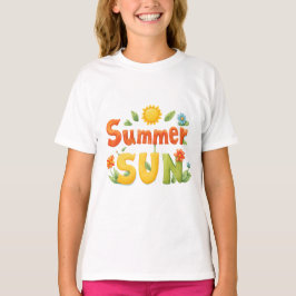 Camiseta Ilustracion del sol de verano