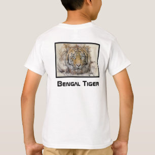 Camiseta Ilustracion del tigre de Bengala