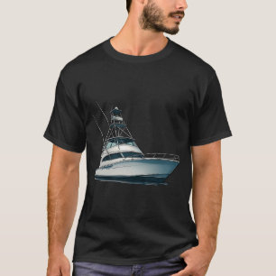 Camiseta Ilustración detallada de yate deportivo de altura
