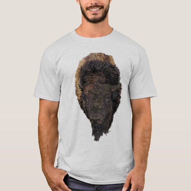 Camiseta Ilustracion detallado de una cabeza de venado esta (Anverso)