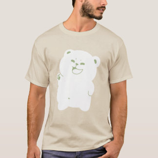 Camiseta Ilustración digital de oso sonriente y adorable