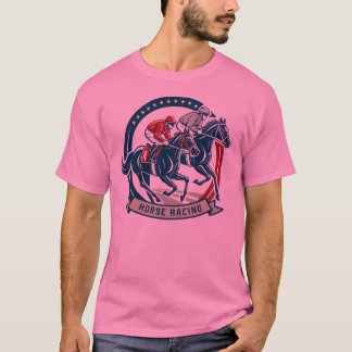Camiseta Ilustracion dinámico de equitación