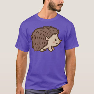 Camiseta Ilustración divertida de erizo pequeño y lindo